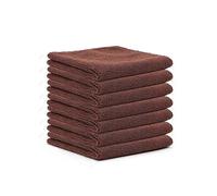 (3PCS,coffee)12 Pack Cleaning Rag Microfiber Cleaning Cloth 9 Color Assorted Cleaning Towels for House Kitchen