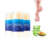 3Pcs Crema Para Pies con Urea, 2025 Barra Reparadora Talones Agrietados, Crema Hidratante para Pies, para Secos y Agrietados, Manos, Codos (Azul)