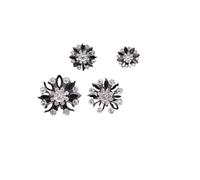 3Pcs Cufflinks Shirt Sleeve Buttons Clips For Dresses And Shirts Decoration para manualidades, bodas(Color 4,3Pcs-19mm)