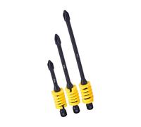 3PCS Durability 65/90/110mm Magnetic Screwdriver Bits Set Auto Ejecting Design Anti Slip Surfaces for Secure Fastening Anti Slip Screwdriver Bits
