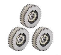 3pcs E Bike Hub Motor Gear 36 Dientes Para Bafang Nylon Acero Rodamiento 38x8x12mm Pieza de Repuesto (Acero)