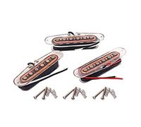 3pcs Eléctrico Guitarra Individual Bobina Pickup Set Medio/Cuello/Puente Alnico V Para S T Piezas De Guitarra Set pastillas