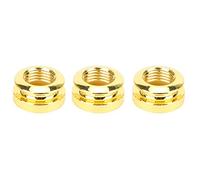 3pcs END ELECTRIC Guitar Socket Gold Brass Endpin Musical Instrument Accesorios