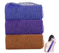 3pcs esponja neta africana 31.5x11.8 Saven laborista Larga Africana Neta Portable Mesh Sponge exfoliante plegable para hombres y mujeres.