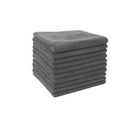 (3PCS,gray)12 Pack Cleaning Rag Microfiber Cleaning Cloth 9 Color Assorted Cleaning Towels for House Kitchen