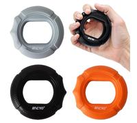 3PCS Grip Trainers Set, Fortalecedores de Agarre, 3 Niveles de Resistencia para un Entrenamiento Progresivo, Empuñaduras Portátiles de Silicona para Antebrazos y Manos, Equipo compacto y portátil