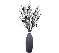 3pcs Halloween Creative Maple Leaf Bat Pine Cono Cono Oye Balling Accesorios de Ramas Decoración del hogar, Decoraciones de Halloween, Altura 50 cm/19.69 Pulgadas