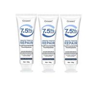 3PCS Hydroxyapatite Toothpaste for Advanced Enamel Protection, Refreshes Breath, Fluoride-Free Toothpaste for Sensitive Teeth