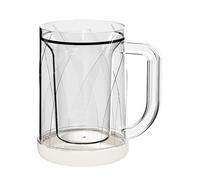 3Pcs Ice Coffee Cup, Double-Walled Freezable Mug with Interlayer for Cooling Beverages, IceMug for Cold Coffee Beer Tea Soft Drinks at Home Kitchen Barbecue or Summer Parties
