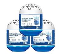 3PCS Indoor Air Purification Dust Removal Box, 120g*3 Cajas De Eliminación De Polvo De Purificación De Aire, Cajas Mágica Para Eliminar El Polvo Y Purificar El Aire En Interiores