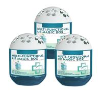 3PCS Indoor Air Purification Dust Removal Box, 120g*3 Multifuncional Purificador Aire, Limpiador Multifuncional De Cajas Mágica De Aire, Fórmula Vegetales, Neutraliza Los Olores, Para Coche Dormitorio