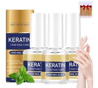3Pcs Keratin Nail Care Oil,Keratin & Amino Acid Nail Strengthening Oil,Moisturizing Treatment For Strong,Repairs Dry Weak Nails,Fast Hydration & Repair Treatment.