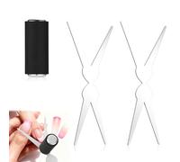 3pcs Kit de Herramientas Imán Ojo Gato, Imán Cilindro Uñas con Hojas Hierro en Forma Tijera Doble Punta para Esmalte Gel Ojo Gato Herramientas Arte Uñas para Manicura DIY Casa Estudio Salon