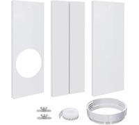 3pcs Kit Ventana Aire Acondicionado Portátil, Placas de Sellado de Ventana
