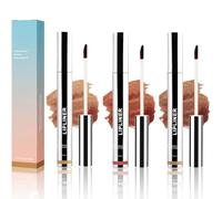 3Pcs Lápiz Labial Extraíble, Delineador de Labios Despegable, Perfilador de Labios Removible, Larga Duración Impermeable Lápiz de Contorno de Labios, Peel Off Lip Liner Stain