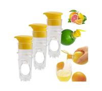 (3Pcs)Lemon Mini Squeezer, Screw Top Lemon Juicer, Lemon Squeezer Manual Plastic, Lime Juicer, Squeeze Lime for Cocktails, Drinks