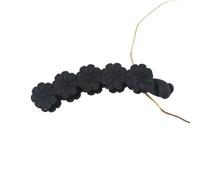 3pcs/lot 10cm Fashion Floral Anti-slip Banana Small Hair Clip(Color 3)