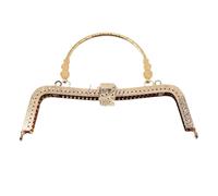 3pcs/lot 20.5cm M Vintage Metal Purse Frame Golden Antique Bronze Silver Kiss Clasp Handle DIY Bag Accessories(Size1)