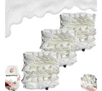 3PCS Loufee Loofah Washcloth, 2-in-1 Bath Loofah Sponge, The Leeffa Soft Loofah and Washcloth, Exfoliating Bath Sponge, Luffa Back Scrubber for Shower (02)