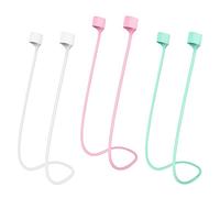 3PCS Magnéticas Antipérdida, Correa de Cordón para Auriculares Deportivos, Correas Antipérdida de Silicona Suave Compatibles con AirPods 3/2/1