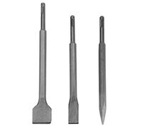 3pcs martillo de martillo juego de bit bits eléctrico martillo de hormigón de hormigón manija redonda de acero al carbono