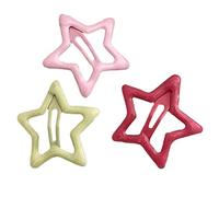 3pcs Metal Star Pentagrams Horquilla para Mujer Lindo Estilo Lindo Encanto Clip para el Cabello Estética Accesorios para el Cabello Festival Barrettes para el Cabello Diario Grande Hermosa