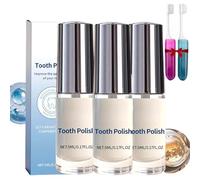 3Pcs Miraloud Tooth Polish,Natural Teeth Whitening Paint, Teeth Stain Remover,Safe Formula,Portable & Long-Lasting Tooth Polish