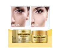 (3PCS)Moist Repair Golden Sleep Mask, Moist Care Golden Sleep Mask, Gold Moisturizing Sleep Facial Mask, Hydrating Firming Sleeping Mask