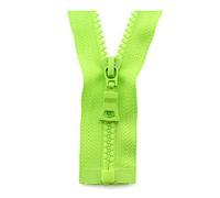 3pcs nº 30 5/40/55/60/70/80 / 90cm Open-End de la cerradura auto colorido de resina de plástico de la cremallera de la cremallera ropa, fluorescente