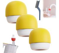 3PCS Newbeew 6-Layer Deep Purification Faucet Filter, Mushroom-Head Faucet Filter, Multi-Layer Deep Purification Faucets Water Filters, Water Purifier Replacements for Home Bathroom (3C)