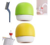 3PCS Newbeew 6-Layer Deep Purification Faucet Filter, Mushroom-Head Faucet Filter, Multi-Layer Deep Purification Faucets Water Filters, Water Purifier Replacements for Home Bathroom (A+C)