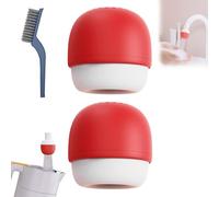 3PCS Newbeew 6-Layer Deep Purification Faucet Filter, Mushroom-Head Faucet Filter, Multi-Layer Deep Purification Faucets Water Filters, Water Purifier Replacements for Home Bathroom (2B)