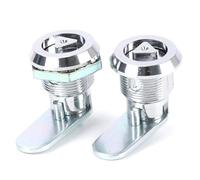 3Pcs-No Key Zinc Alloy Triangular Cylinder Cam Lock Box Cabinet Tongue Locks