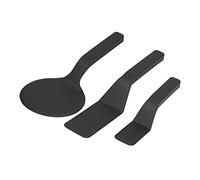 3Pcs Nylon Spatula Set Beveled Edge Kitchen Utensils for Frying Eggs Pancakes Muffins Bread Non Stick Cookware Safe Multi Purpose Cooking Tools