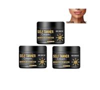 3pcs OUHOE 120g Brown Tanning Cream Natural Tanning Accelerator Cream for Outdoor Sun Dark Tanning Body Skin Care