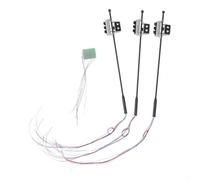 3pcs para mini Traffic Lights 1:32 Scale LED Red Green Yellow | 3-piece set, red green yellow LEDs, 1:32 scale, metal plastic mix, model railway essential