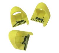 3Pcs Patchwork Sewing Aid Finger Quilting Ruler Patchwork Stitching Measuring Tool Sewing Auxiliary Tool 2MM 3MM 4MM Multifunctional Quilting Ruler