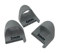 3Pcs Patchwork Sewing Aid Finger Quilting Ruler Patchwork Stitching Measuring Tool Sewing Auxiliary Tool 2MM 3MM 4MM Multifunctional Quilting Ruler