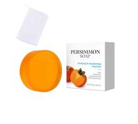 3PCS Persimmon Soap Bar,Body Purifying Deodorizing Natural Mild Soap Bar,Gentle on All Skin Types