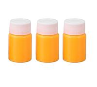 3PCS Pinturas Corporales Fluorescentes Alta Representación de Color Segura Resistente a la Decoloración Kit de Pintura Corporal para la Cara de Alto Brillo Naranja para Fiestas