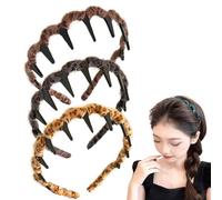 3pcs Probabledy/Probabilityretro High Skull Pearl Headband, Vintage High Cranium Artificial Pearl Hairband, Cranium Artificial Pearl Hairband, 2025 New Hairbands for Girls (COLOUR:B)