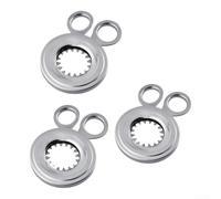 3pcs removedor de cáscara de huevo 105mm compacto abridor de acero | Mango estilo tijera, compresión ergonómica, funciona en huevos duros suaves crudos, preparación rápida del desayuno
