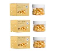 3PCS Retinol Face Essence Capsule Firming Increase Skin Elasticity Reduce Skin Flabby Prolapse Relieve Fine Lines Moisturizing Serum