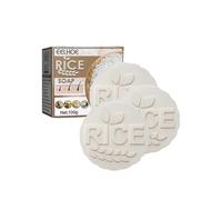 3pcs Rice Water Protein Shampoo Bar Soap Moisturizing Anti Hair Loss Hair Regrowth