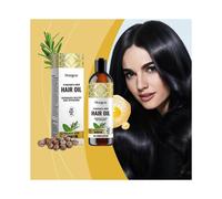 (3pcs)Rosemary & Mint Hair Oil - Infused with Castor oil, vitamin E and keratin, Nourishes the Scalp, Helps Support Hair Growth, 100ml