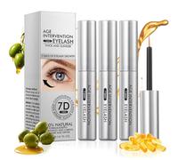 3Pcs Serum Pestañas Crecimiento Lash Serum de Pestañas Eyelash Seru-m Crecimiento Pest-añas Repara las Pestañ-as Dañadas Haz que tus pestaña-s Sean más Gruesas, Largas y Abundantes,4ml