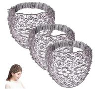 3PCS Set Boho-Chic Crystal & Pearl Embellished Wide Headbands, Elegant Floral Beaded Wide Headbands for Women, for Women Fashion Vacations & Daily Styling (3Pcs-D)