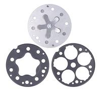 3PCS Set Car AC Valve Plate Assembly Metal Replacement Advanced Premium Metal Construction Easy Installation Fit for SD508 5H14 Model