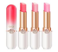 3PCS Set de Pintalabios que Cambia de Color, Bálsamo Labial Hidratante de Larga Duración para Mujer, Cuidado y Reparación Natural (B)