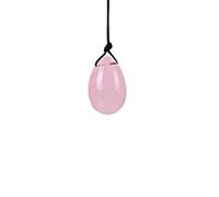3pcs / Set natural de cuarzo rosa Yoni huevo mujeres Kegel ejercicio huevo de jade, 1 huevo pequeño